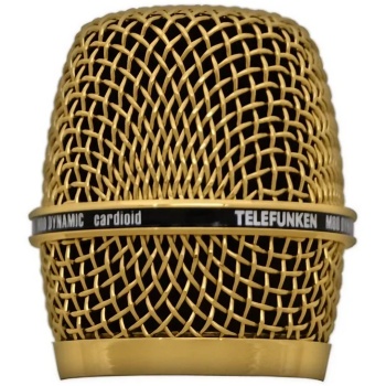 Telefunken 01 0028 HD03-GOLD Mikrofon Izgarası (Altın) | Lüks Görünüm Paslanmaz Yapı